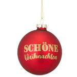 Christbaumkugel "Schöne Weihnachten" 