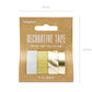 Washi Tape selbstklebend 4 Rollen silber golden