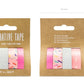 Washi Tape selbstklebend 4 Rollen rosa pink silber