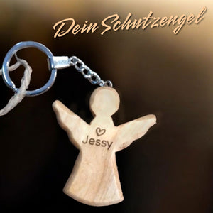 Schlüsselanhänger Holz handgefertigt 5cm 28592 Engel Schlüsselanhänger