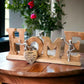 Schriftzug "Home" 58x24x8 cm personalisiertes Geschenk