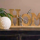 Schriftzug "Home" 58x24x8 cm personalisiertes Geschenk