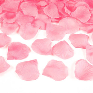 Deko-Rosenblätter 100 Stück rosa/pink