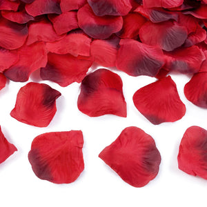Deko-Rosenblätter 100 Stück rot (Farbverlauf)