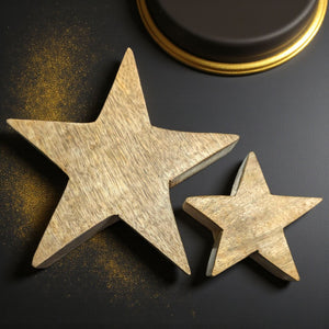 Personalisierter Deko Stern aus Holz 10cm