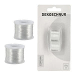 Dekoschnur 2 Rollen a 16m transparent 