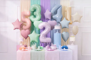 Folienballon Buchstaben Happy Birthday 340x35cm marineblau matt