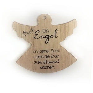 Engel aus Holz 8cm Ein Engel an deiner Seite