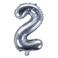 Folienballon Silber 35cm