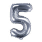 Folienballon Silber 35cm