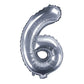 Folienballon Silber 35cm