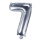 Folienballon Silber 35cm