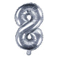 Folienballon Silber 35cm