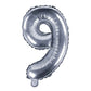 Folienballon Silber 35cm