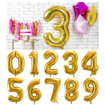 Folienballon golden 86 cm
