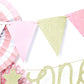 Girlande für Mädchen rosa gold 130cm