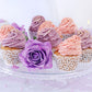 Elegante Cupcake und Muffin Papierförmchen mit Ornamenten 10er