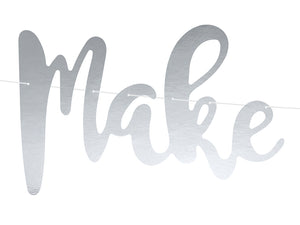 Banner Unicorn "Make a wish" 60cm