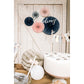 Banner Schriftzug "Wedding" silber