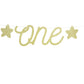 Banner 1. Geburtstag "ONE" golden 50cm