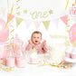 Banner 1. Geburtstag "ONE" golden 50cm