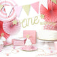 Banner 1. Geburtstag "ONE" golden 50cm