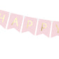Banner Schriftzug "Happy Birthday" rosa 175 cm