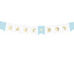 Banner Schriftzug "Baby Boy" ca. 15 x 160 cm (variabel verschiebbar)