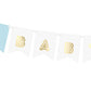 Banner Schriftzug "Baby Boy" ca. 15 x 160 cm (variabel verschiebbar)