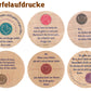 Gebetswürfel kurze Tischgebete für Kinder 6cm aus Buchenholz
