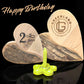 Geburtstagskerze 7 cm personalisiertes Geschenk