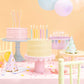 Geburtstagskerzen Happy Birthday für Kuchen in weiß