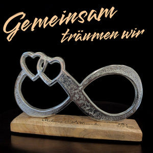 Deko Aufsteller Unendlichkeitszeichen 25cm