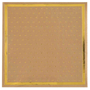 Goldene Servietten mit brauner Grundfarbe 20Stk. 3-lagig