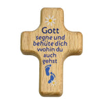 Handkreuz  4x6 cm mit Gravur auf der Rückseite