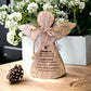 Holzengel mit Glitzer 17x20x3cm personalisiertes Geschenk