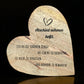 Holzherz zum Hinstellen 15x15x2 cm personalisiertes Geschenk