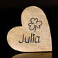 Holzherz zum Hinstellen 15x15x2 cm personalisiertes Geschenk