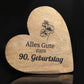 Holzherz zum Hinstellen 15x15x2 cm personalisiertes Geschenk
