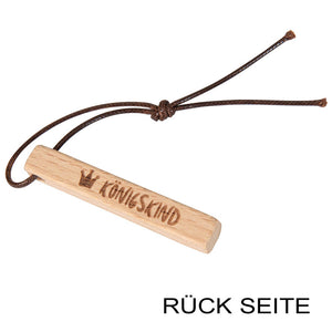 Holzstab Königskind mit Namesgravur