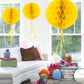 Honigwaben Ball 30cm Wabenball gelb