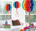 Honigwaben Ball 30cm Wabenball regenbogen