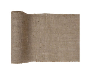Jute Vintage-Tischläufer 26cm x 5m für Hochzeit und Tischdekoration