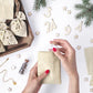 Adventssäckchen zum Befüllen aus Baumwolle für DIY Adventskalender inkl. Holzzahlen KA2-019ME
