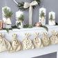 Adventssäckchen zum Befüllen aus Baumwolle für DIY Adventskalender inkl. Holzzahlen KA2-019ME