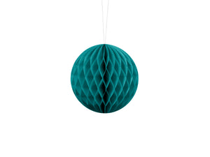 Wabenball aus Papier 10cm lagunenblau