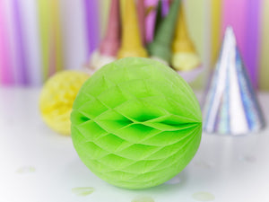 Wabenball aus Papier 10cm apfelgrün