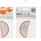 Wabenball aus Papier 20 cm orange