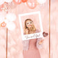 Foto-Requisiten Roségold | lustige hochzeitsfotos