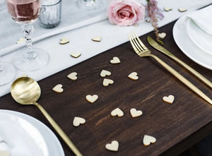 Konfetti aus Holz 50 Herzen